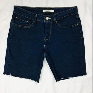 Levi's Womens Slim Fit Cutoff Jean Shorts Size 30